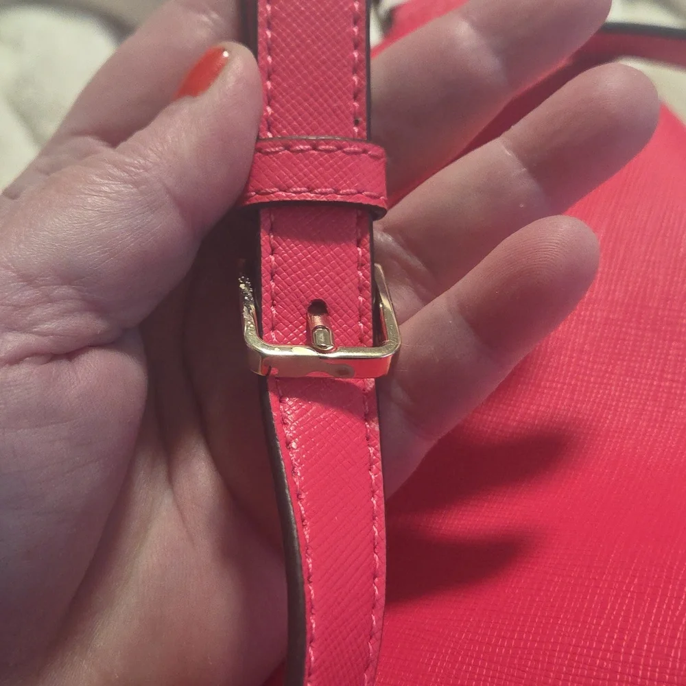 kate spade New York Pink Saffiano Leather Backpack Nwot